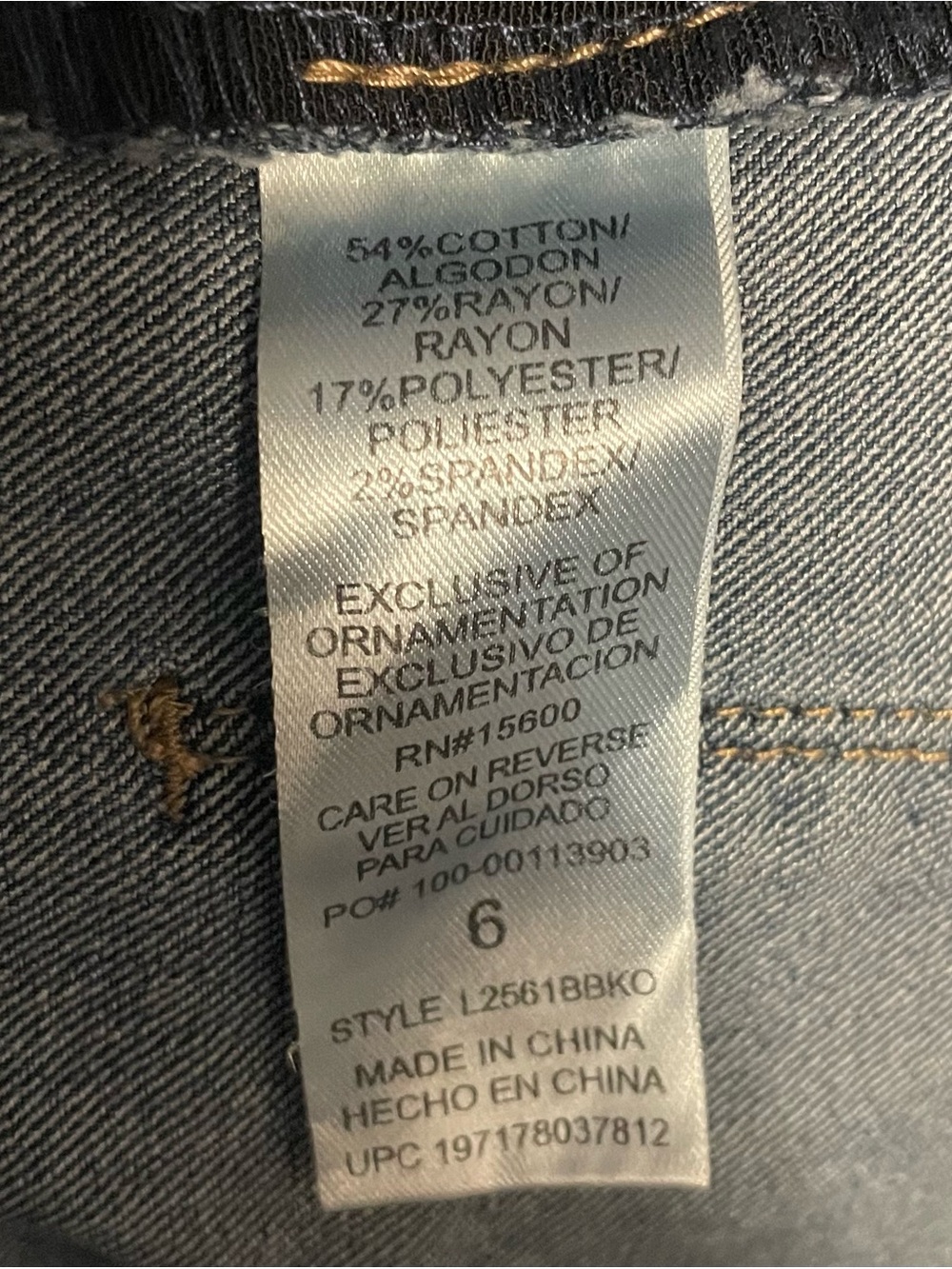 Wit & Wisdom Jeans Women’s 6 Blue Straight Leg Ab Solution Stretch Mid Rise Fade - Picture 10 of 11